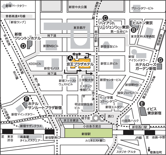 ホテル周辺地図